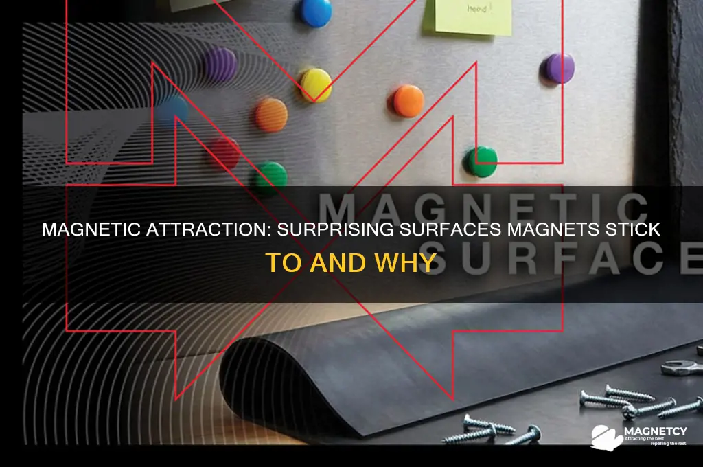 what can magnets stick to
