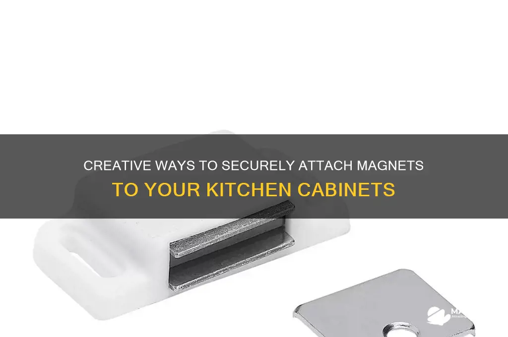 what can you use to stick magnet to cabinets