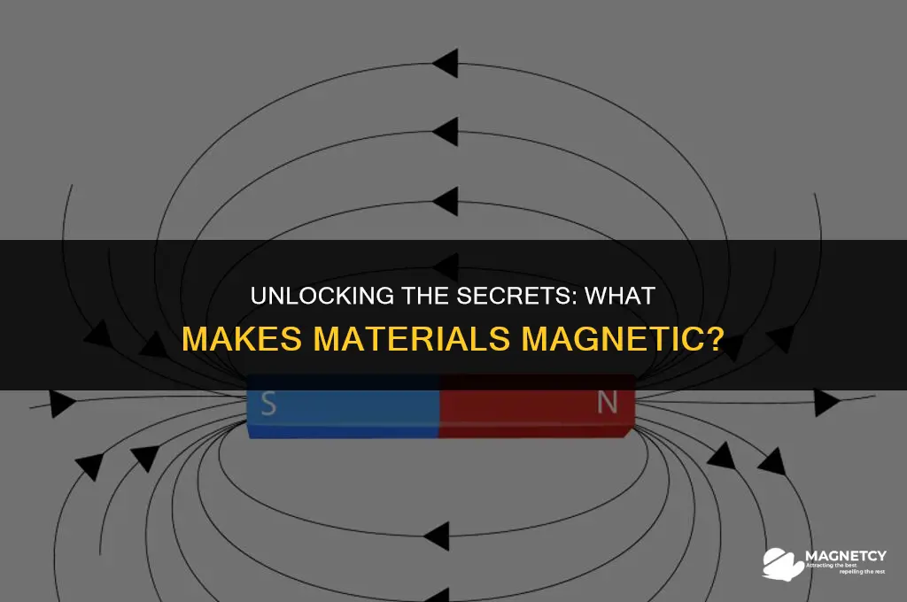what causes the material to be magnetic