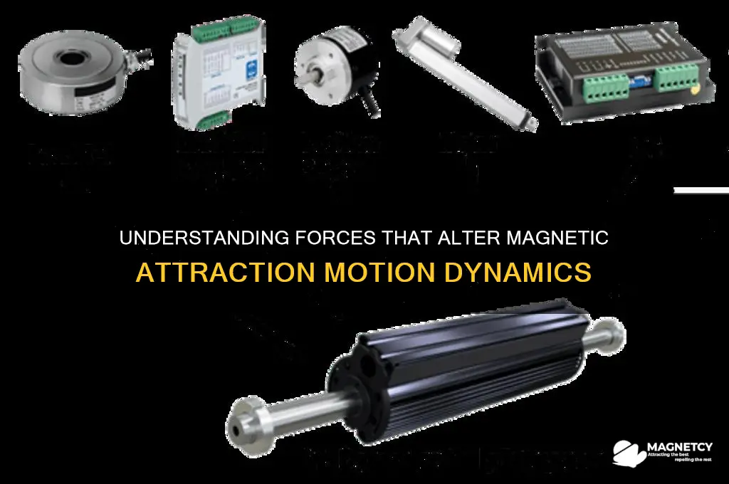 what change the motion of magnetic attraction