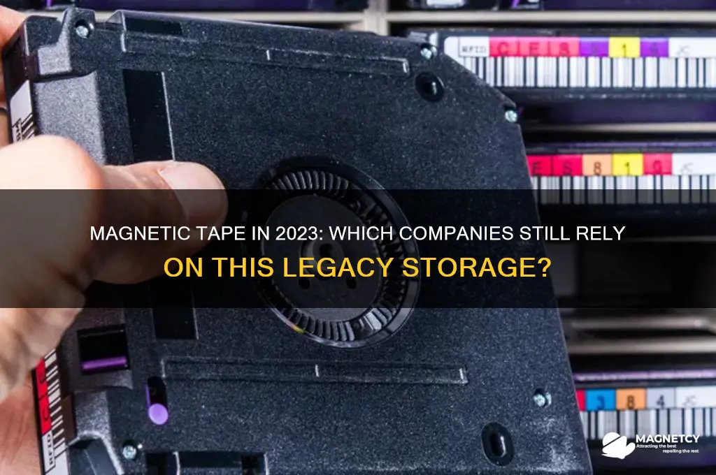what companies still use magnetic tape