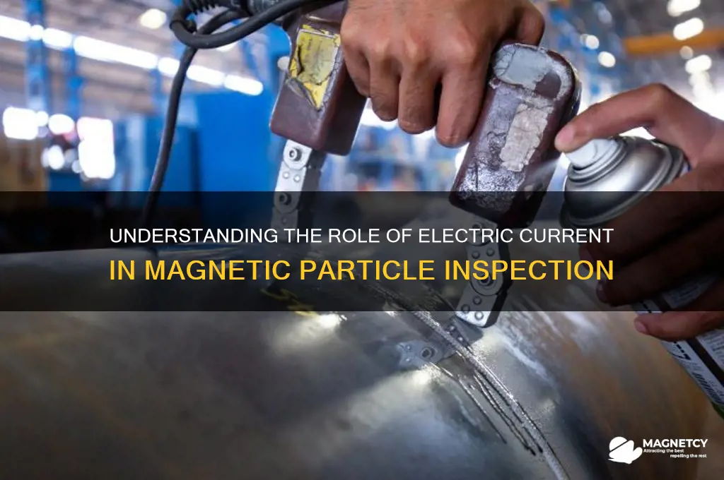 what current used in magnetic particle