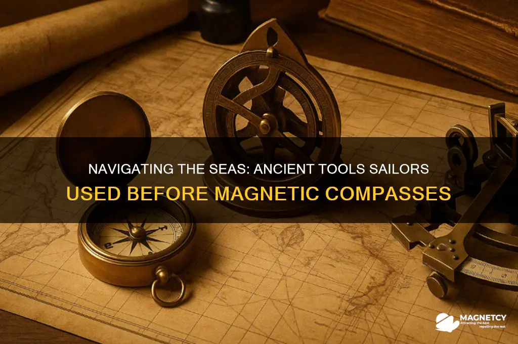 what did sailors use before the magnetic compass