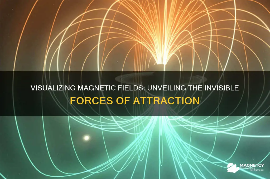 what do the magnetic fields of attraction look like