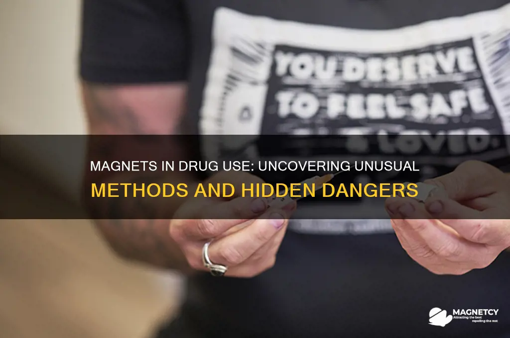 what do you use a magnet for to use drugs