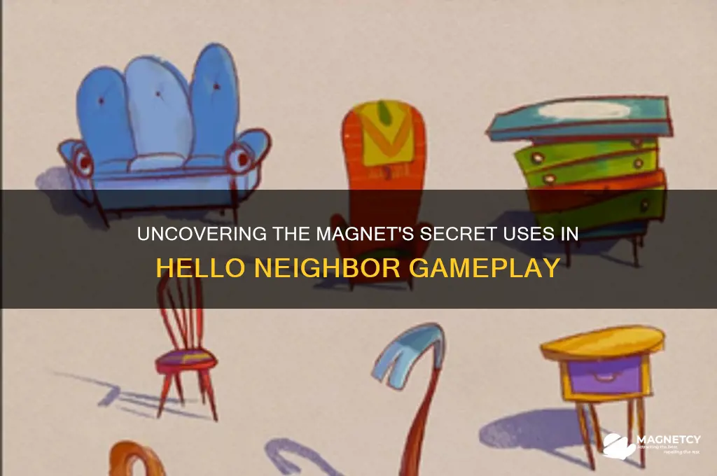 what do you use the magnet for in hello neighbor