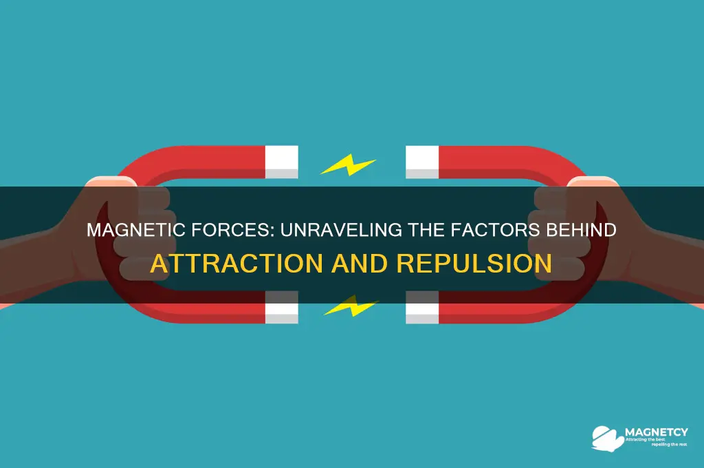 what does attraction or repulsion of a magnet depend on