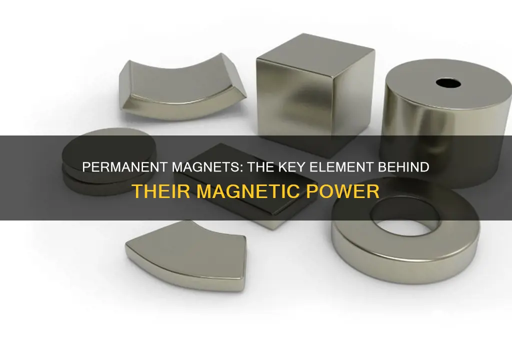 what element is used in permanent magnets