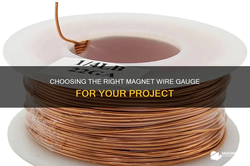 what gage magnet wire should i use