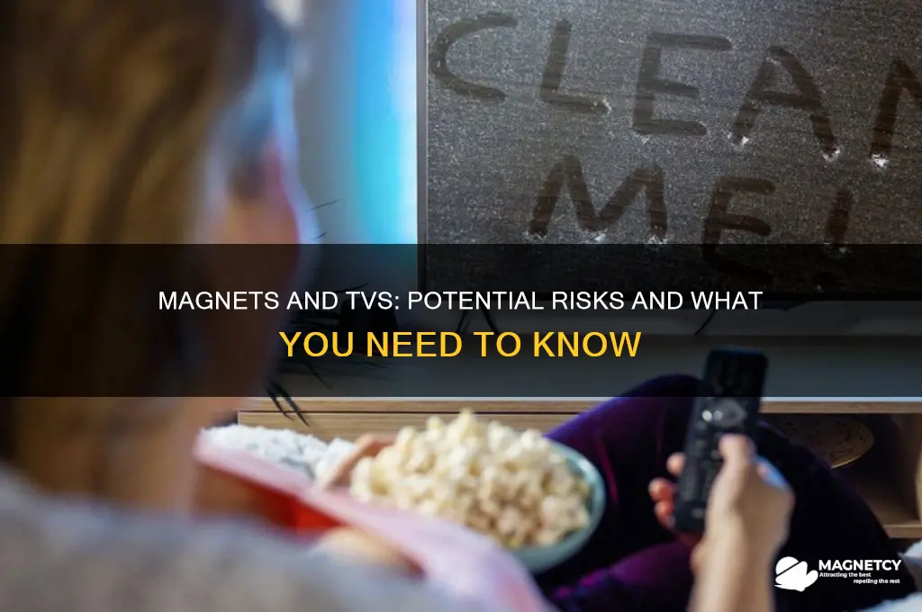 what happens if you use a magnet on a tv