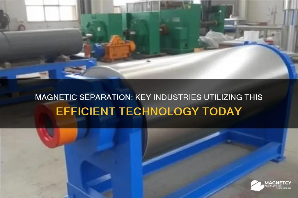 what industries use magnetic separation