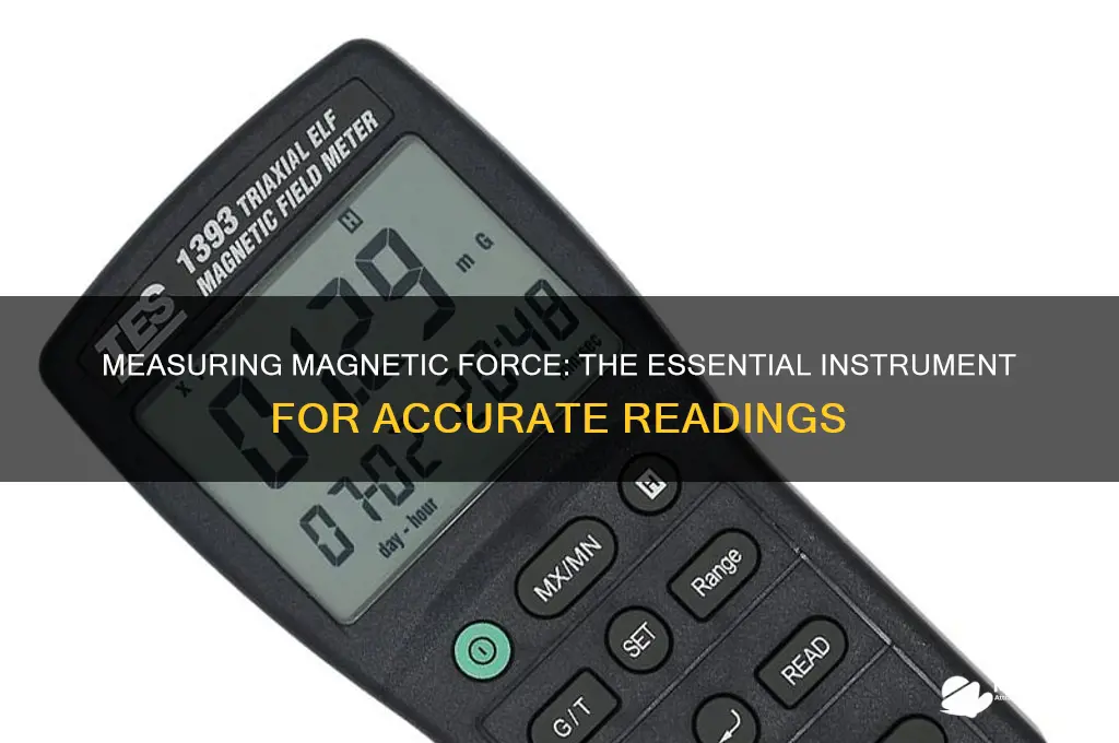 what instrument is used to measure magnetic force