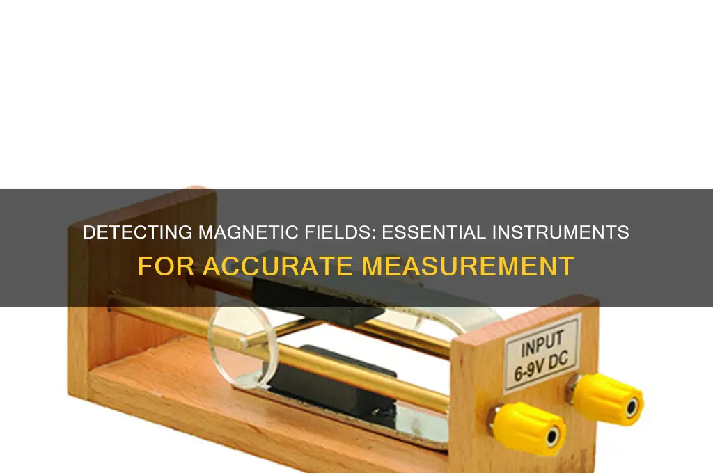 what instruments can i use to detect a magnetic field