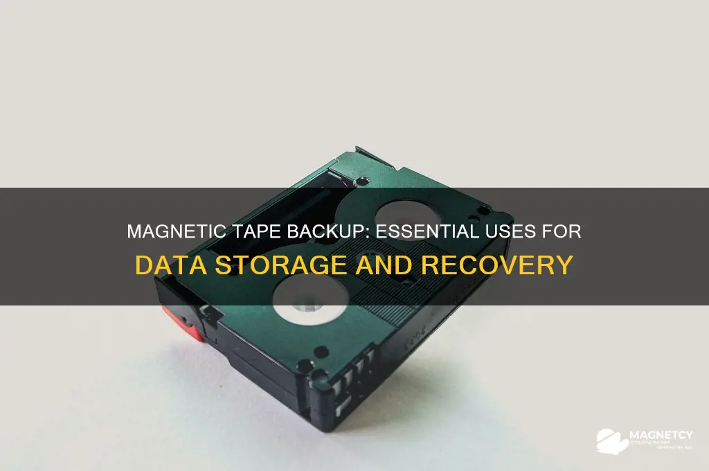 what is a magnetic tape backup used for