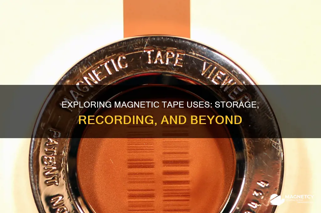what is a magnetic tape used for