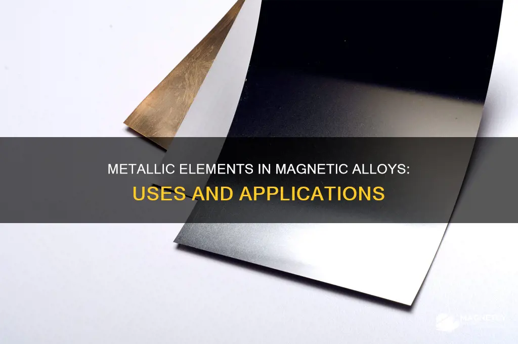 what is a metallic element used for magnetic alloys