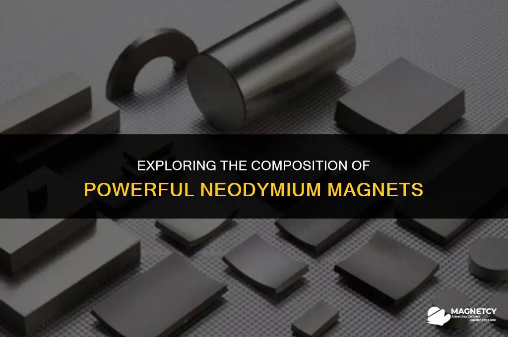 what is a neodymium magnet made of
