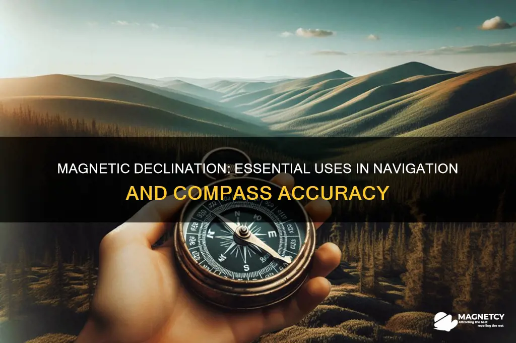 what is magnetic declination used for