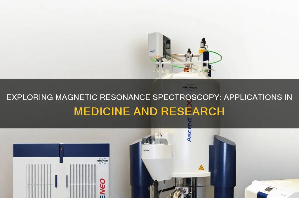 what is magnetic resonance spectroscopy used for