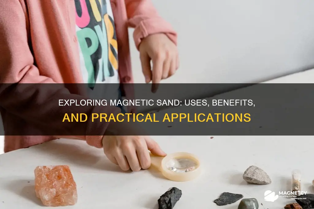 what is magnetic sand used for