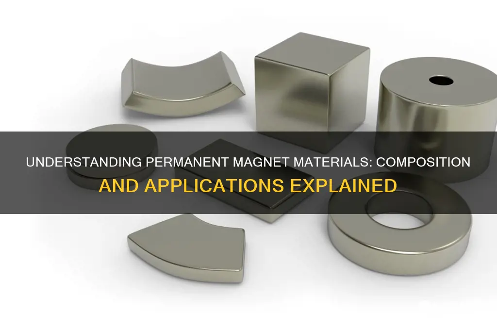 what is the material used in permanent magnet