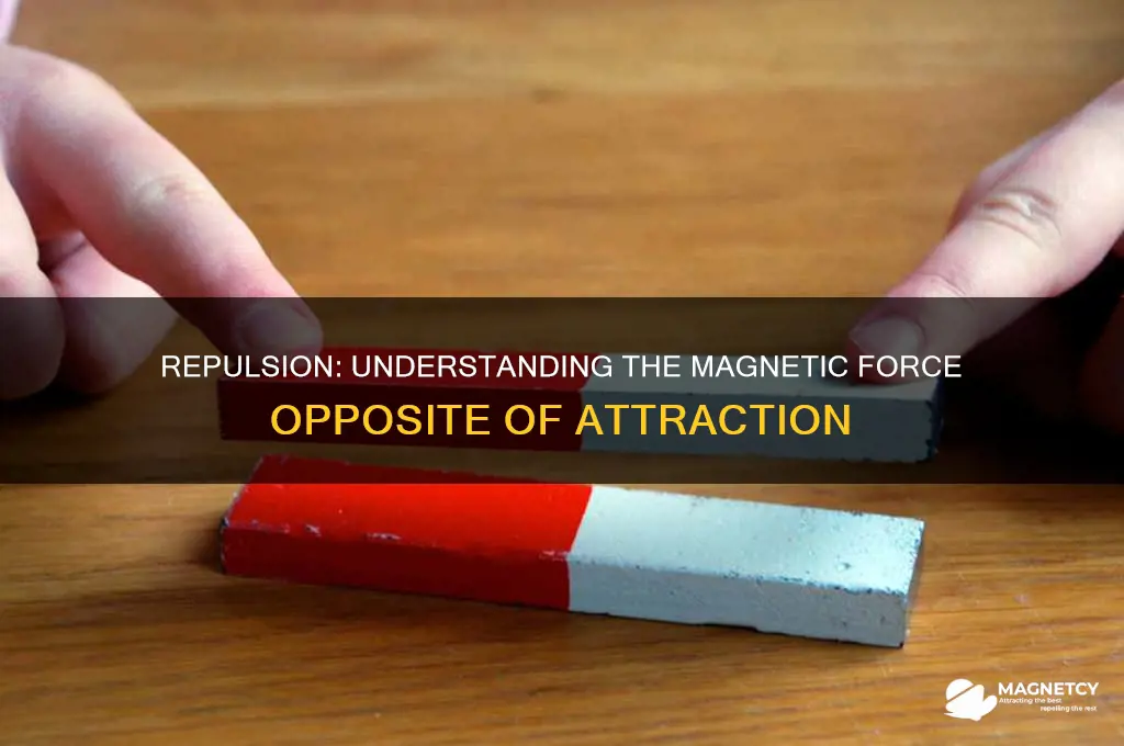 what is the opposite of attraction in magnets