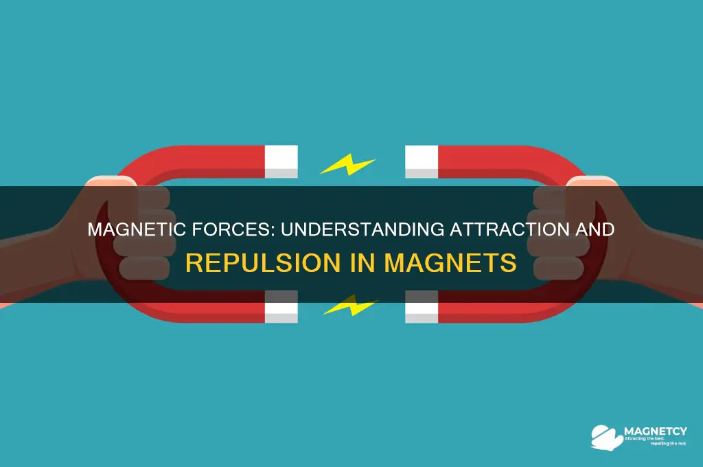 what is the orce that attracts or repels magnet
