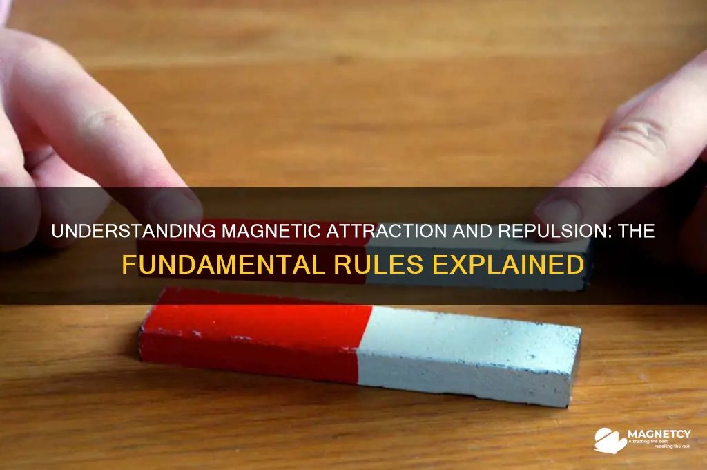 what is the rule for magnetic attraction and repulsion