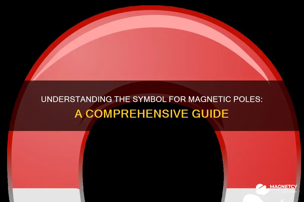 what is the symbol used for a magnetic pole