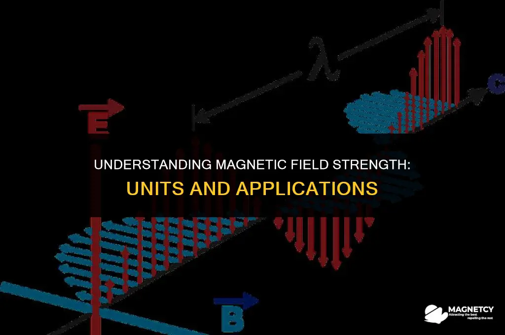 what is the unit for magnetic field strength
