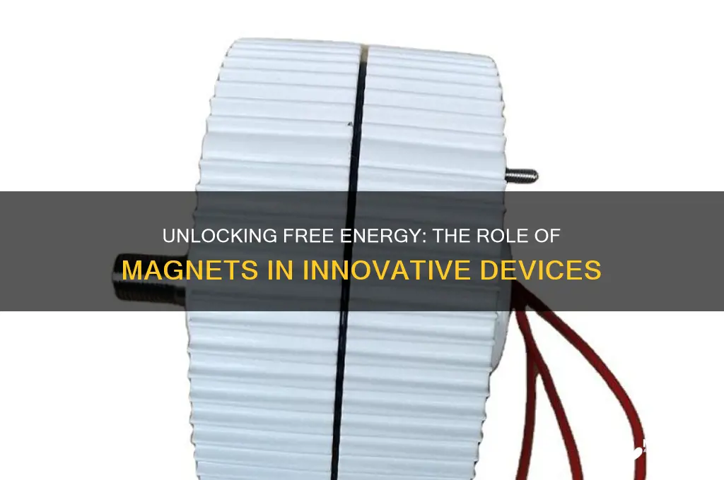 what is the use of free energy device with magnet