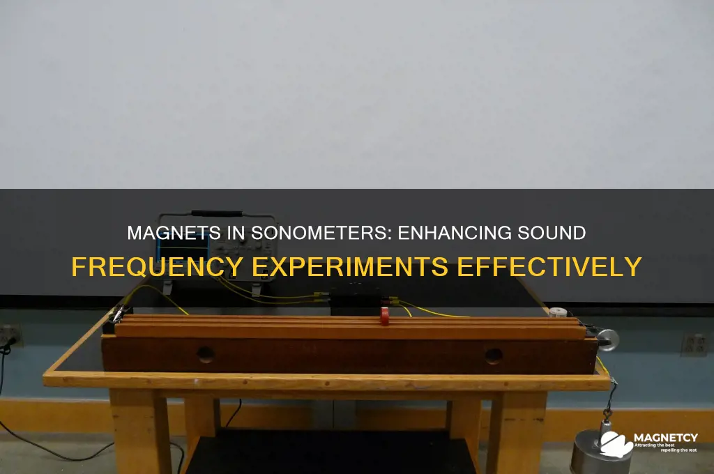 what is the use of magnet in sonometer