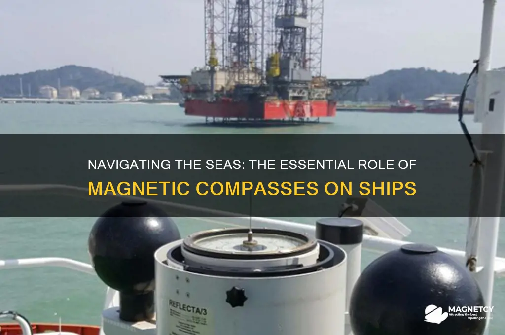 what is the use of magnetic compass onboard ship
