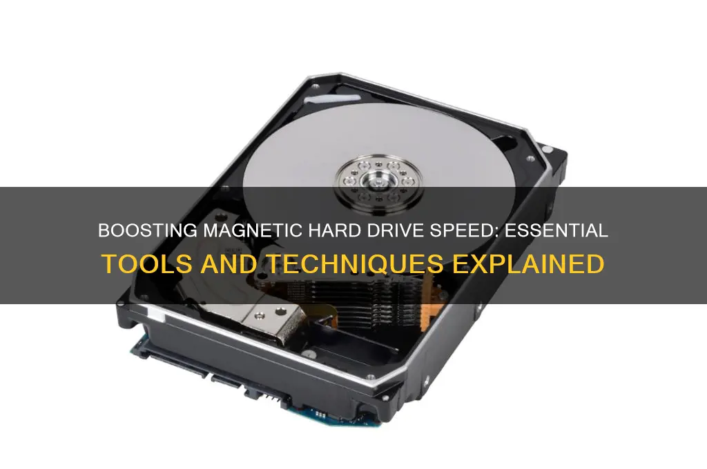 what is use to speed magnetic hard drive