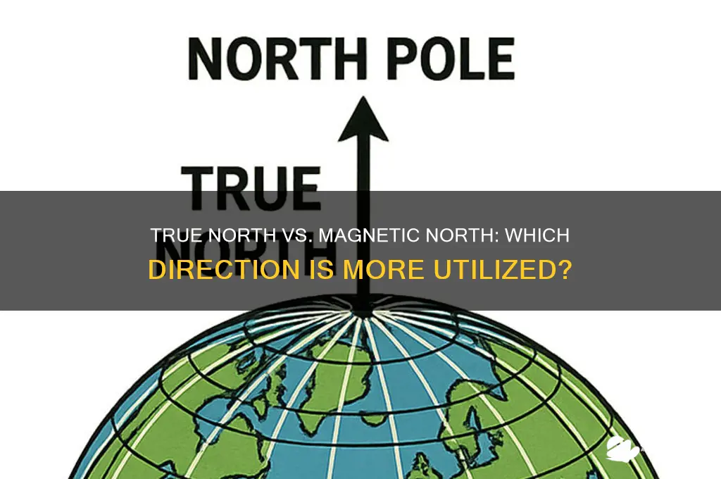 what is used more true north or magnetic north