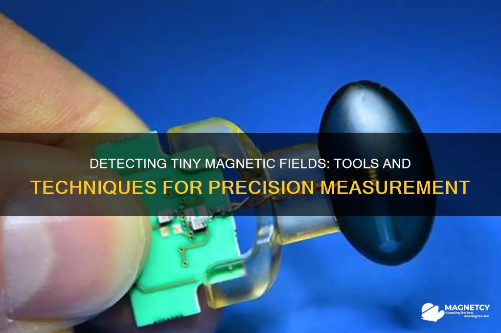 what is used to detect very small magnetic fields