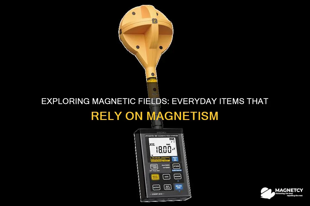 what items use magnetic fields