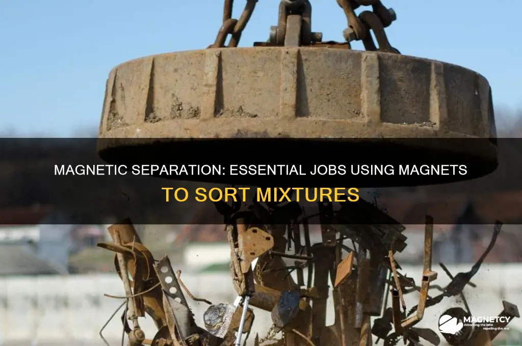 what jobs use magnets to separate mixtures