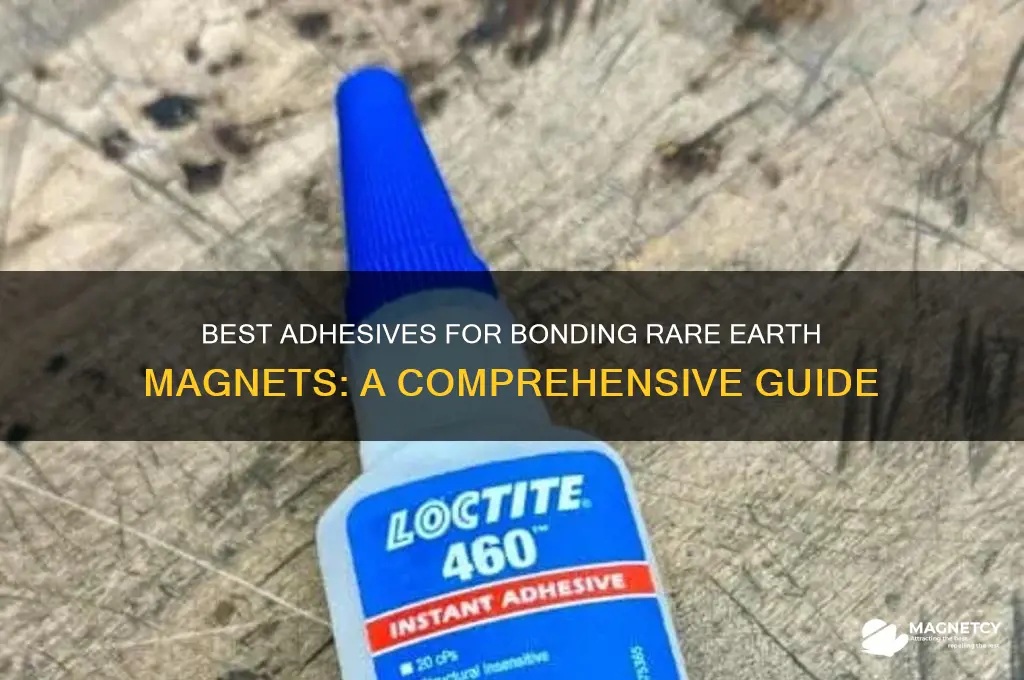 what kind of glue to use on rare earth magnets