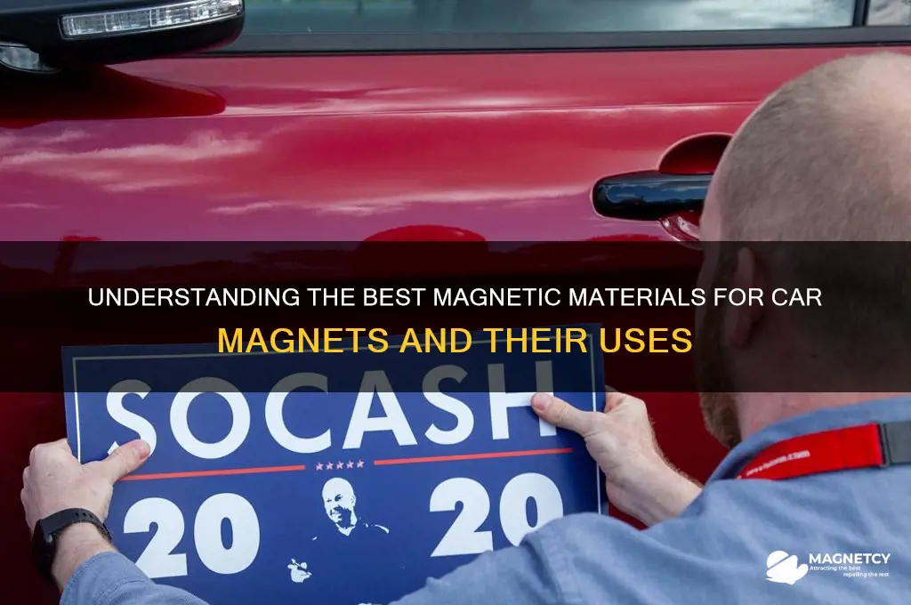 what kind of magnetic is used for car magnets