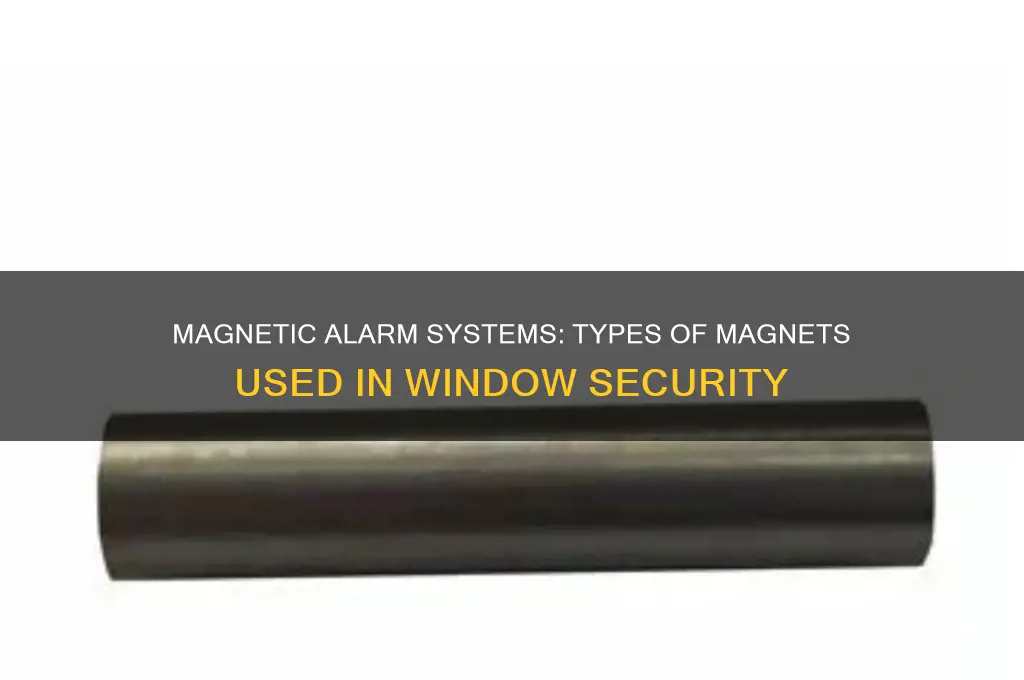 what kind of magnets are used in alarm system windows