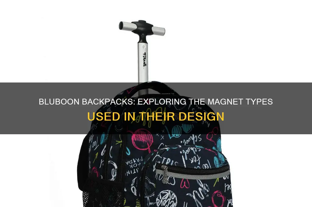 what kind of magnets are used in bluboon backpacks