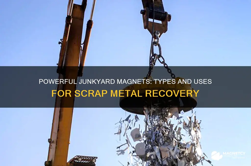 what kind of magnets are used in junkyards