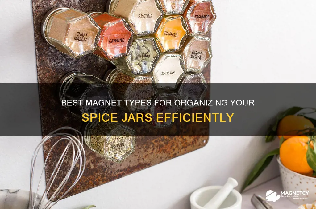what kind of magnets to use on spice jars