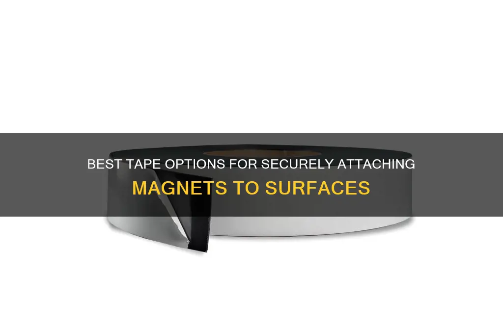 what kind of tape to use on magnet