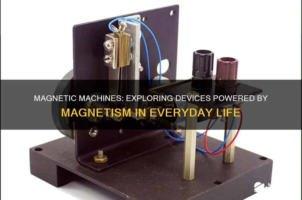 what machines use magnets