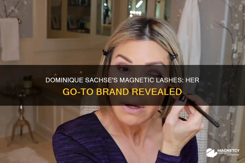 what magnetic lashes does dominique sachse use
