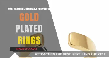 Magnetic Materials in Gold Plated Rings: Unveiling the Hidden Components