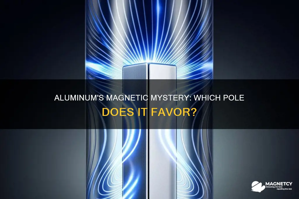 what magnetic pole is aluminum attracted to