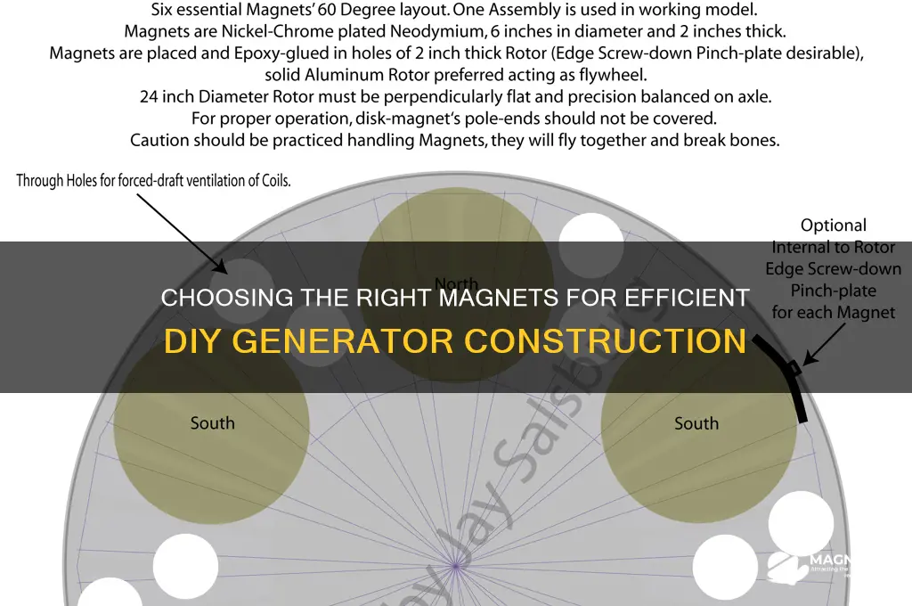 what magnets to use for making a generator